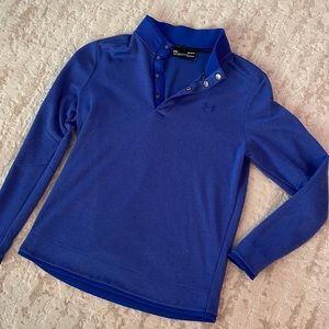 Under Amour Cold Gear 1/4 button pullover - Large